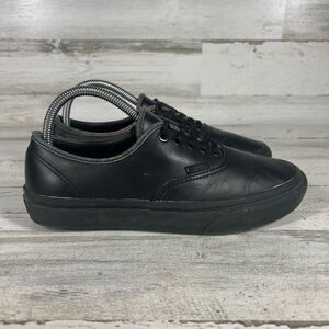 Vans Guard Protection Mens Casual Shoes Lace Up Leather Black‎ Size 7